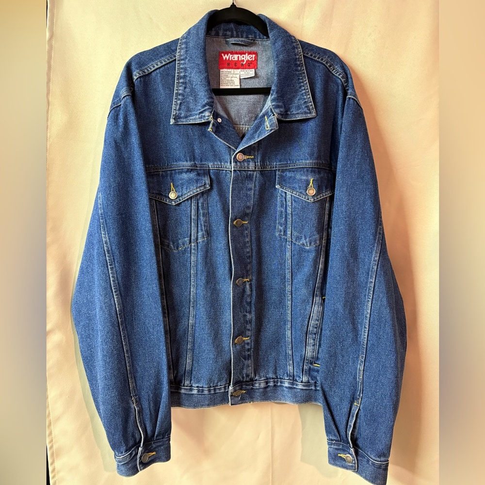 Vintage Wrangler Hero Indigo Denim Jacket